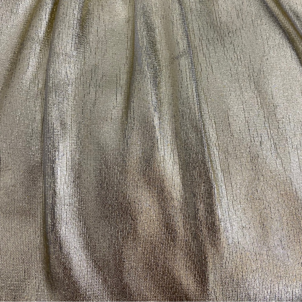 Vintage 50s 60s Futuristic Metallic Gold + Silver Handbag or Clutch - Picture 5 of 10